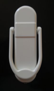 White Affinity Door Knocker, With or Without Spy Hole